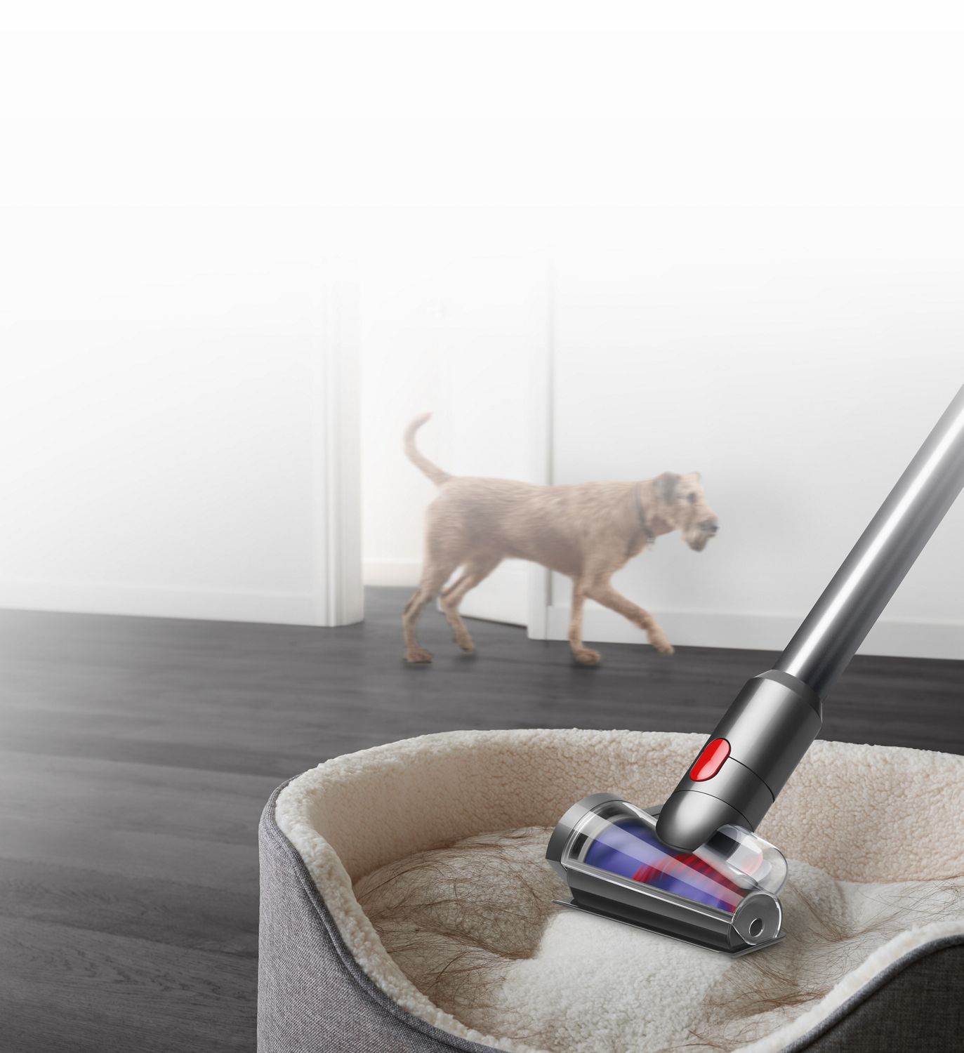 Hair screw tool sucking up long hair